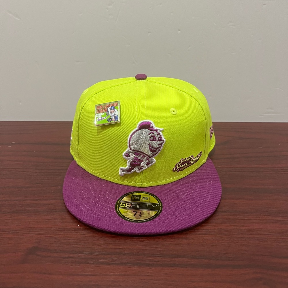 New Era x Big League Chew, 59Fifty Fitted Hat, New York Mets, Sour Apple